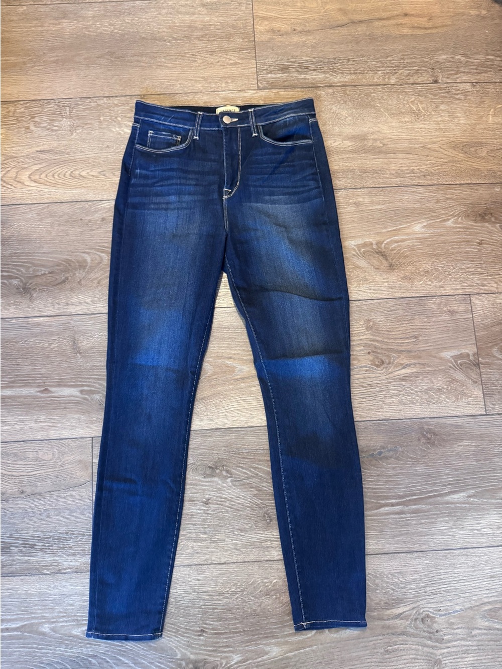 L’AGENCE Monique‎ Jeans Ultra High Rise Jeans Dark Blue Size 28